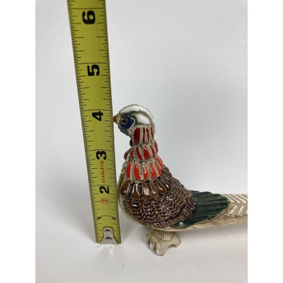 *Artesania Rinconada Pheasant Bird Figurine Clay Art Pottery Handmade Uruguay - Picture 6 of 7